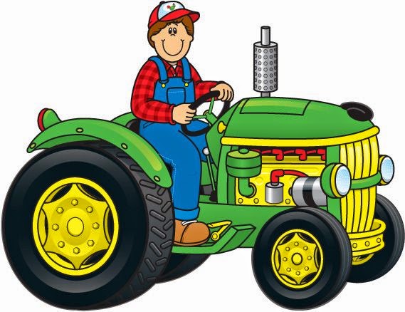 Desenho de Tractor em funcionamento pintado e colorido por Usuário